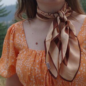 Beautiful 100% Acetate Scarf Made In Japan